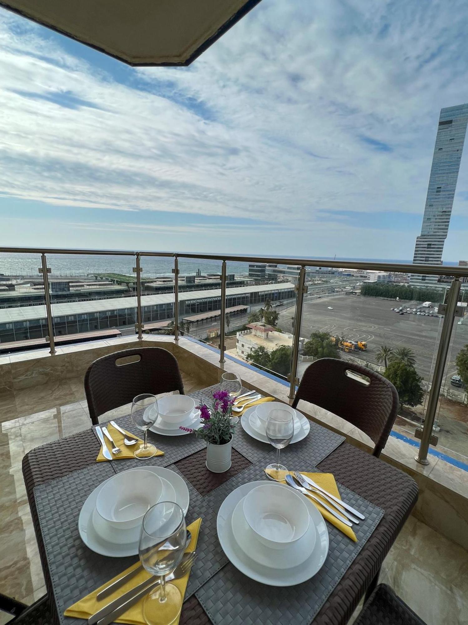 Ferienwohnung Almasarat Tower Sea View Dschidda Exterior foto